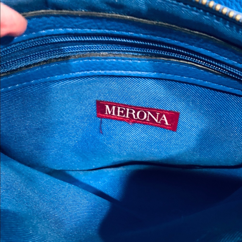 🔥NWT Merona Blue Crossbody Purse. - Picture 4 of 8